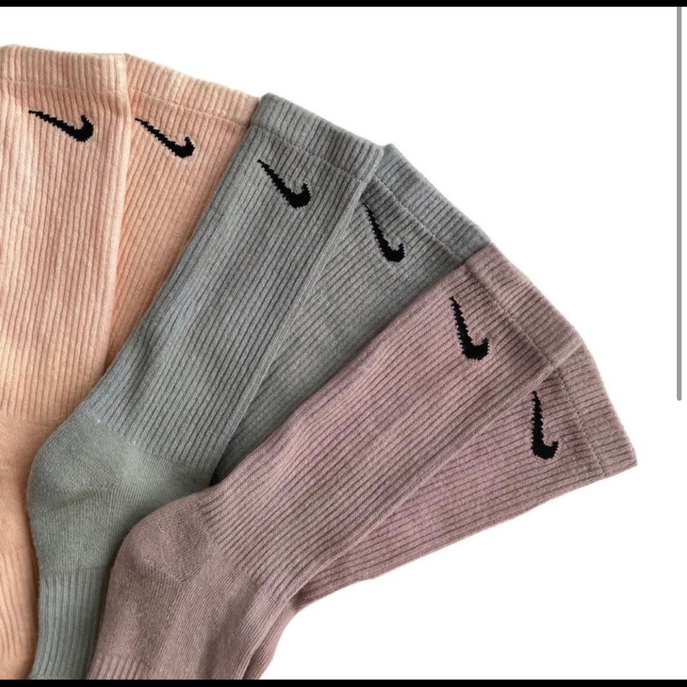 Dusty Pink Nike Socks by Springy Jeans